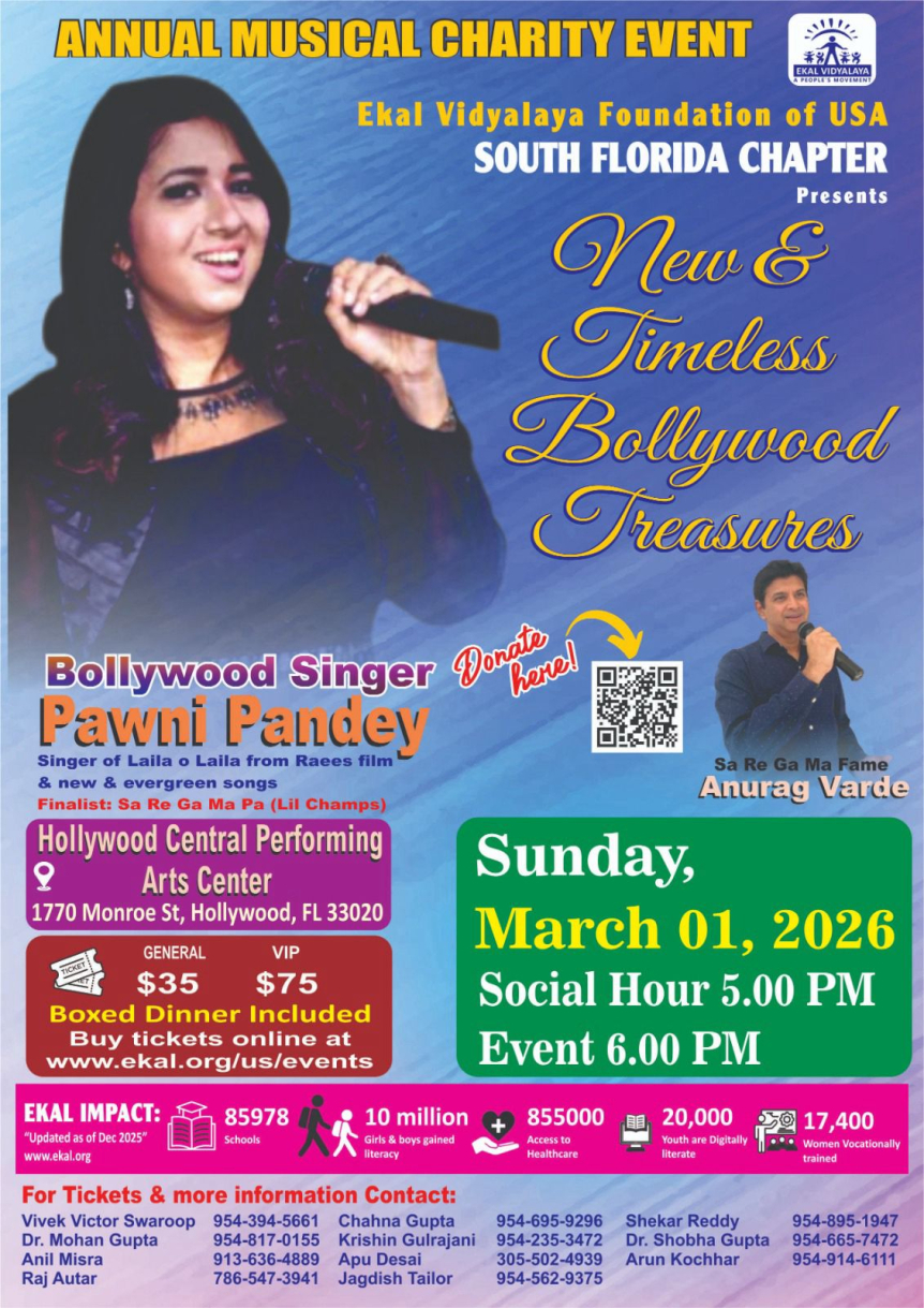 New and Timeless Bollywood Treasures - South Florida Chapter