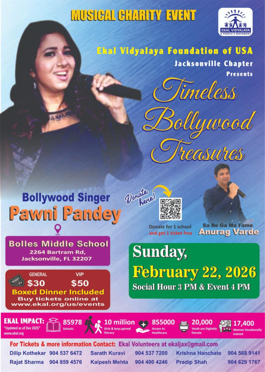 Timeless Bollywood Treasures-Jacksonville Chapter