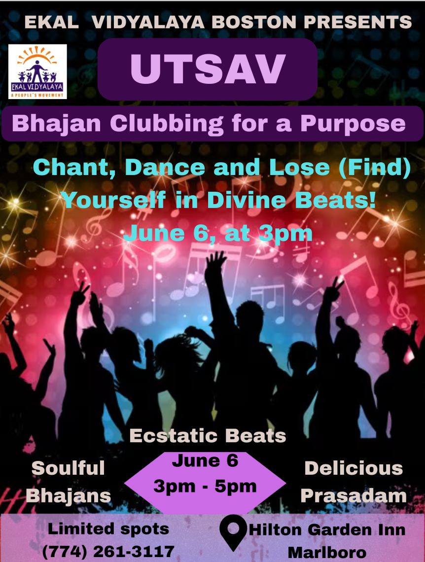 Utsav: Bhajan Clubbing For a Purpose-Boston Chapter