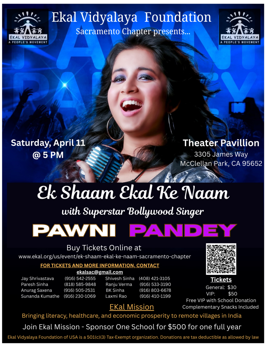 Ek Shaam Ekal Ke Naam-Sacramento Chapter