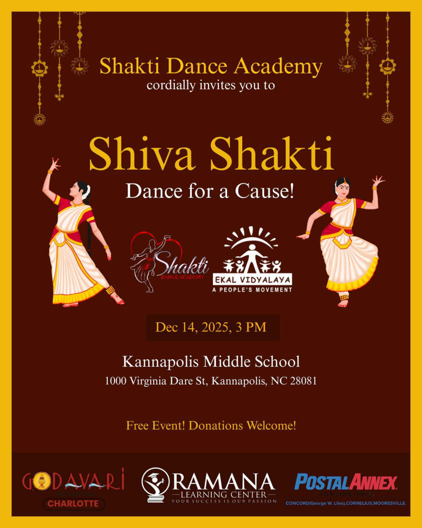 Shiva Shakti-Dance for a cause- Charlotte Chapter