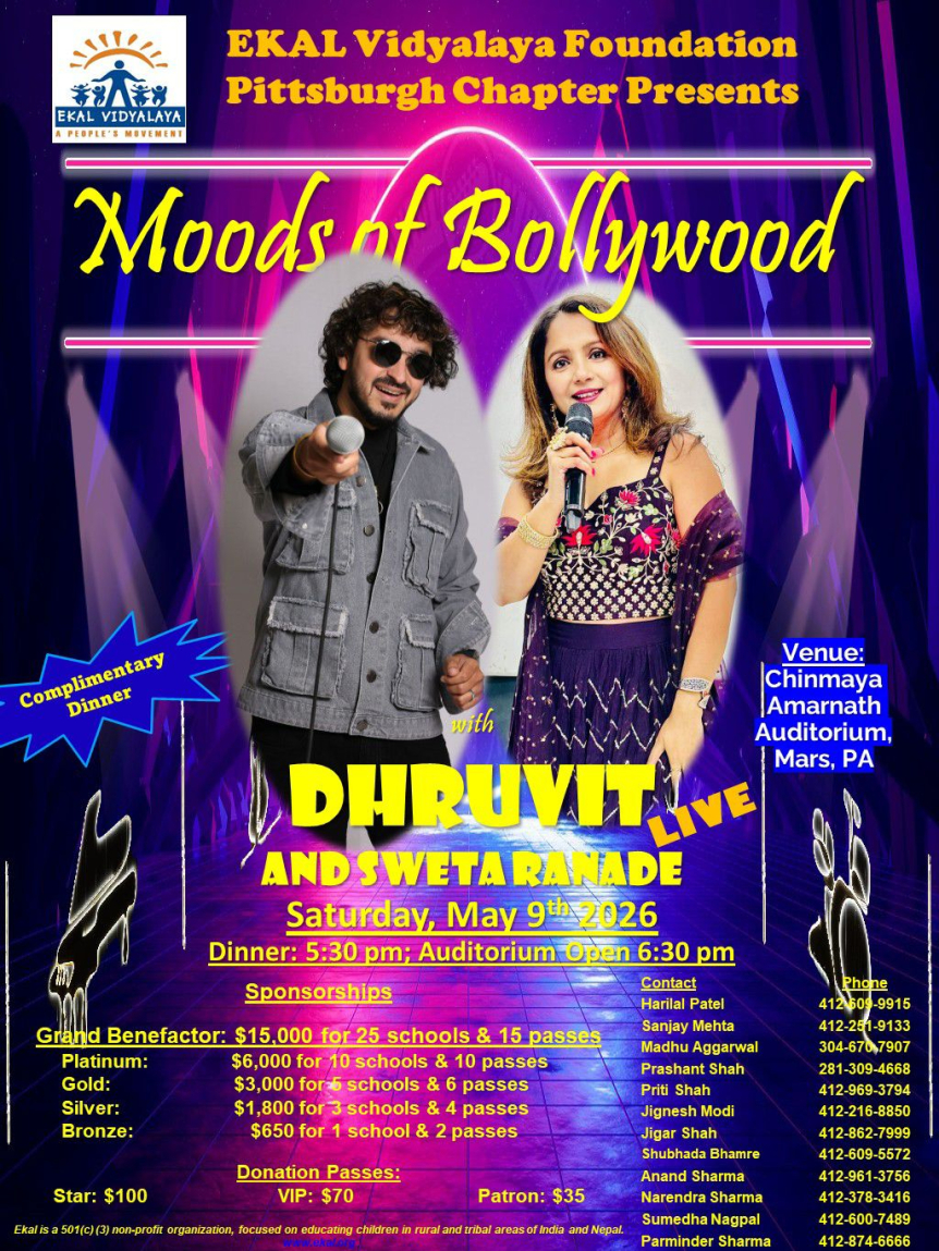Moods of Bollywood-Pittsburgh Chapter