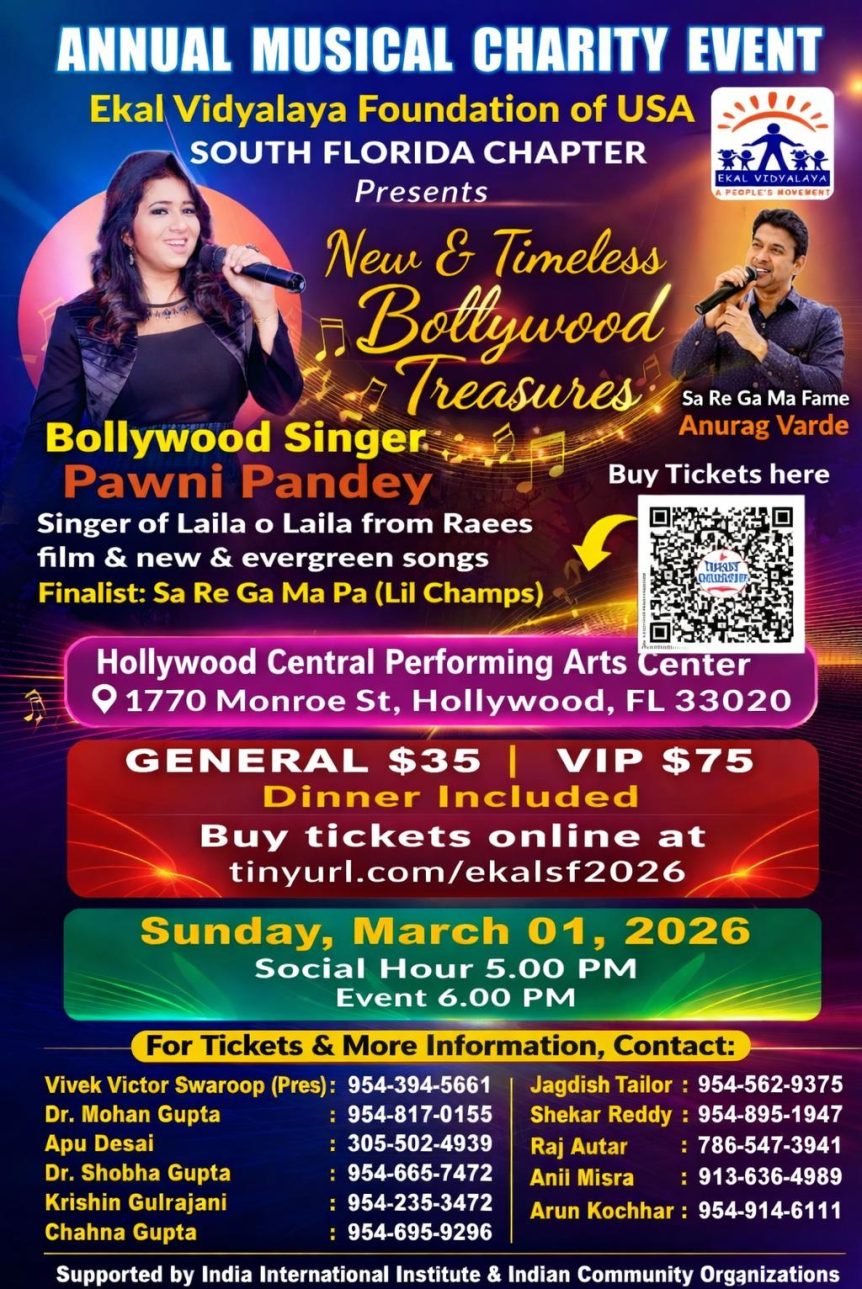 New and Timeless Bollywood Treasures - South Florida Chapter
