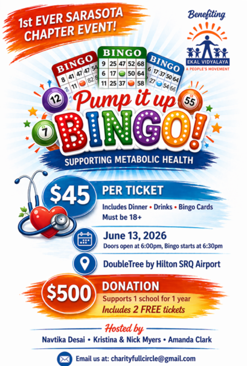 Pump it up Bingo-Sarasota Chapter