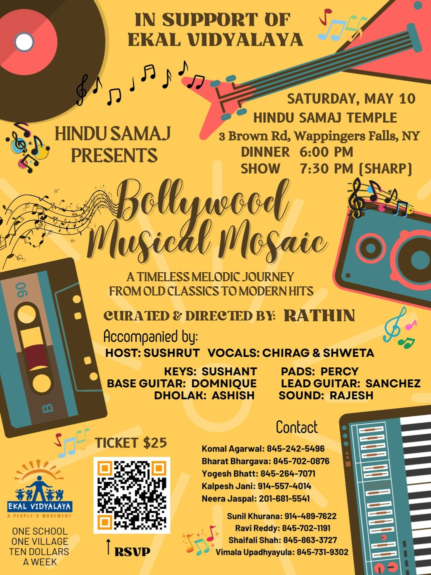 Bollywood Musical Mosaic - Wappinger Chapter