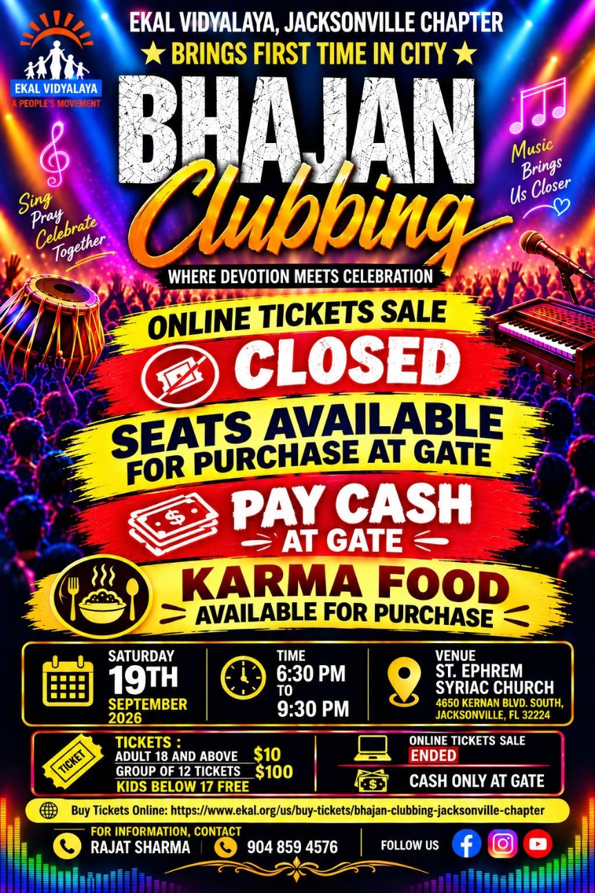 Bhajan Clubbing-Jacksonville Chapter
