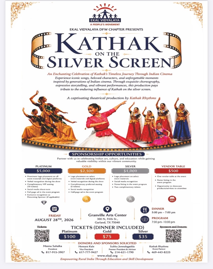 Kathak on the Silver Screen- DFW Chapter