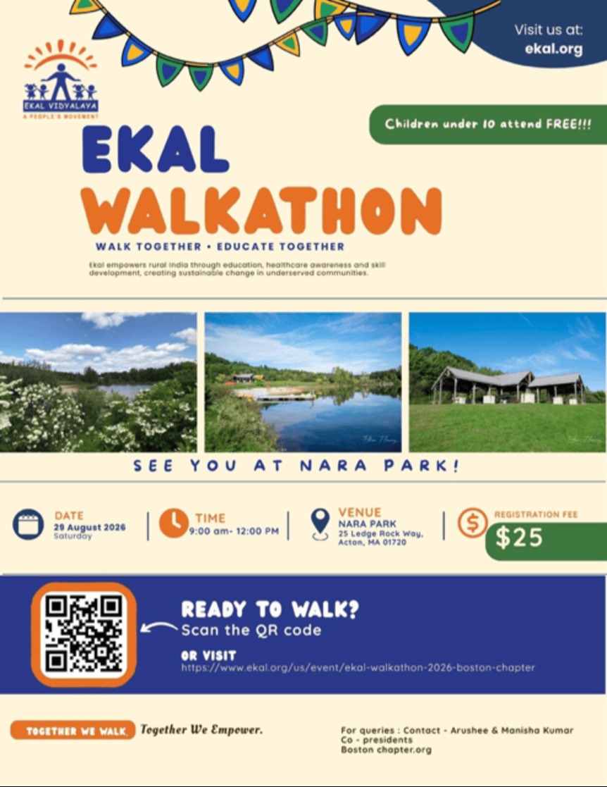 Ekal Walkathon 2026-Boston Chapter
