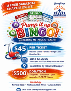 Pump it up Bingo-Sarasota Chapter