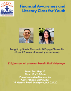 Financial Awareness and Literacy Class for Youth