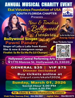 New and Timeless Bollywood Treasures - South Florida Chapter