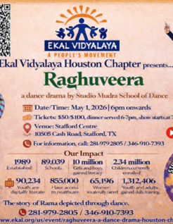 Raghuveera-a dance drama-Houston Chapter