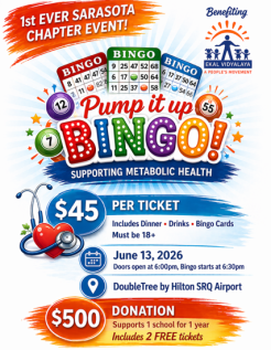 Pump it up Bingo-Sarasota Chapter